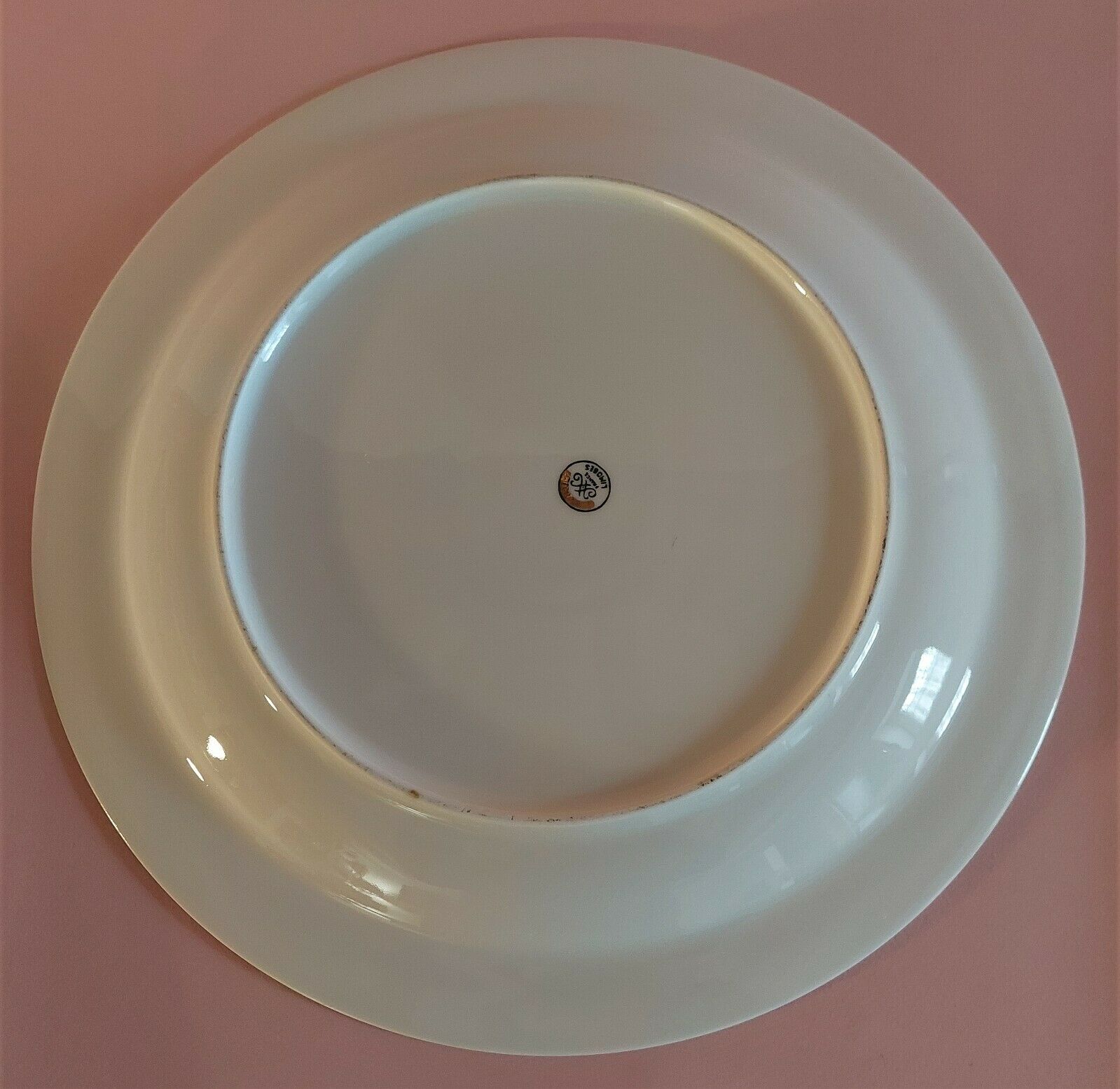 Limoges porcelain round serving dish