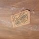 Thonet low stool in vintage wood