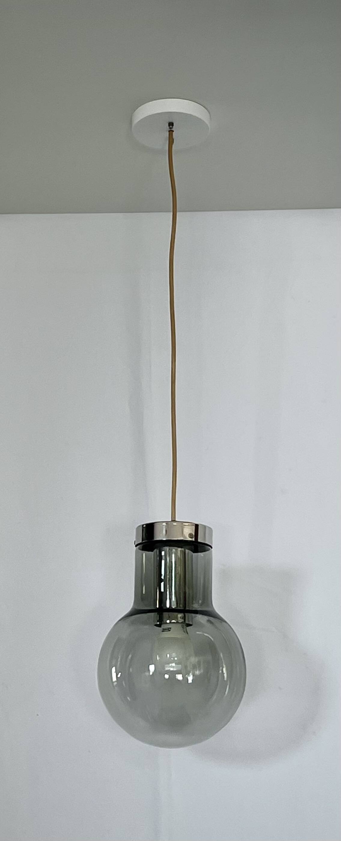 Small Maxi Bulb pendant light by F. Ligtelijn for Raak, Netherlands 60's