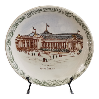 Plate Grand Palais Universal Exhibition 1900 -Terre de Fer- HB Henry Choisy