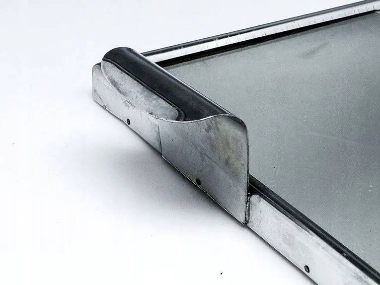 Plateau h1j art deco pour verres avec miroir