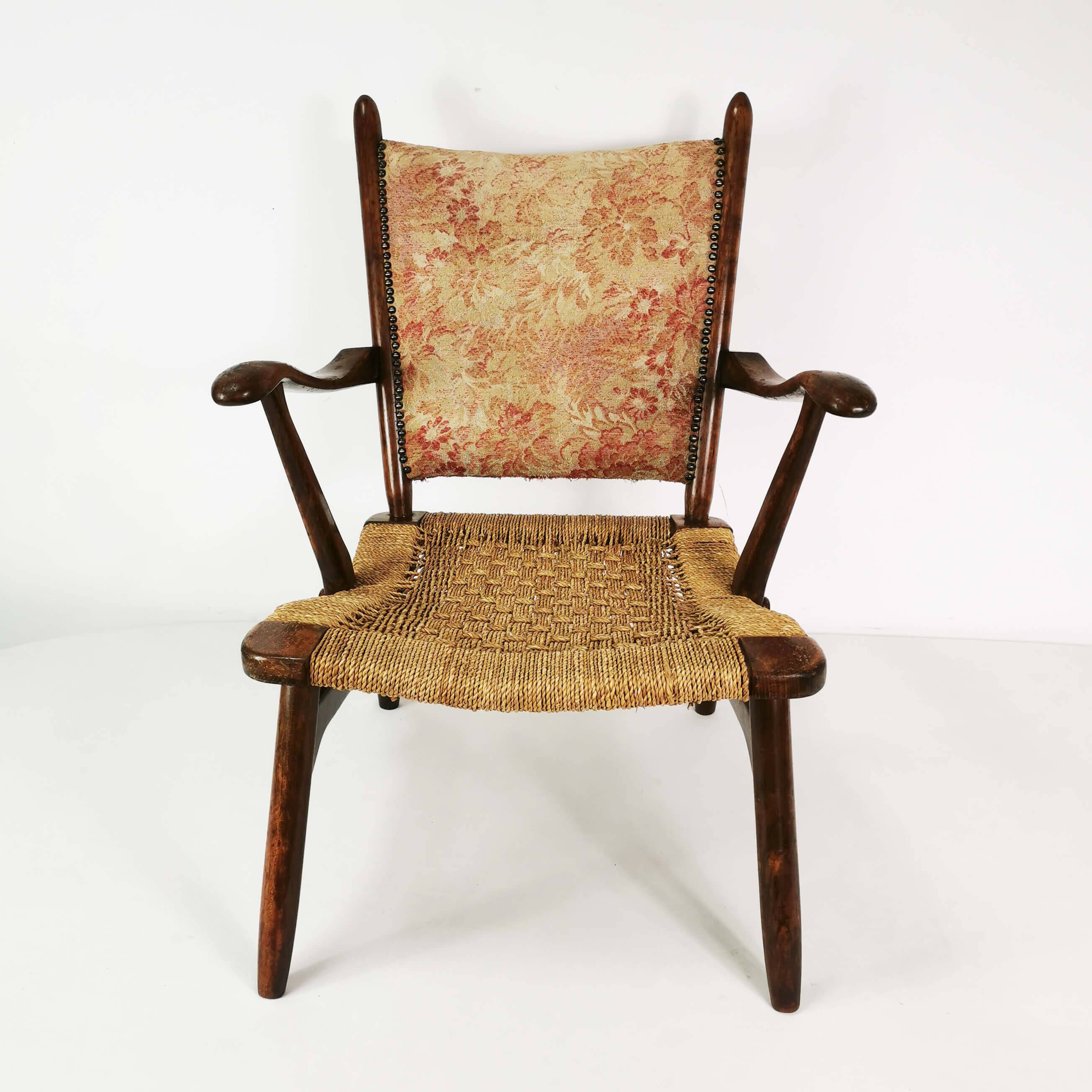Art Deco armchair, designed by De Ster Gelderland, Netherlands, 1950s.