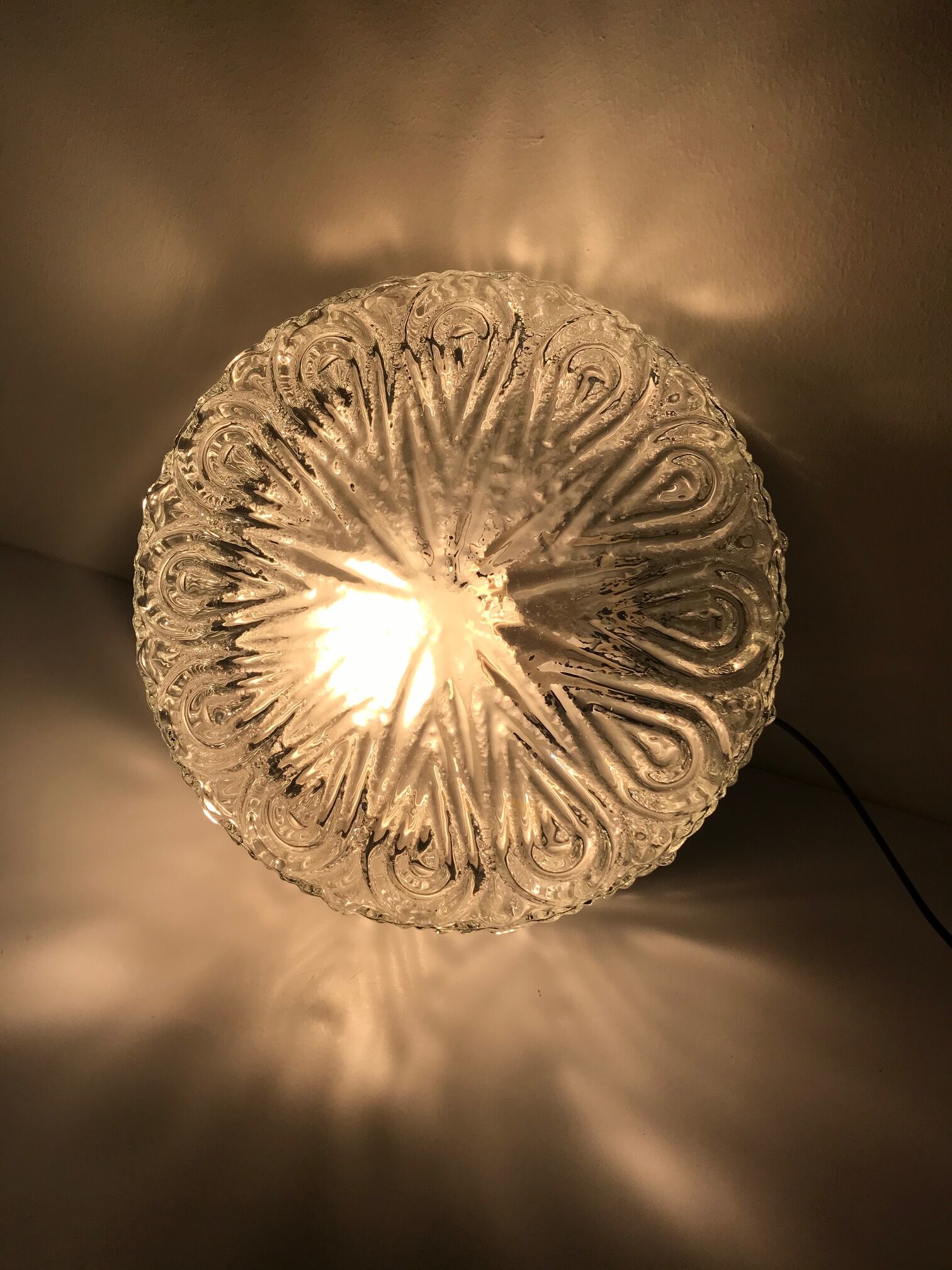 Chiselled glass ceiling