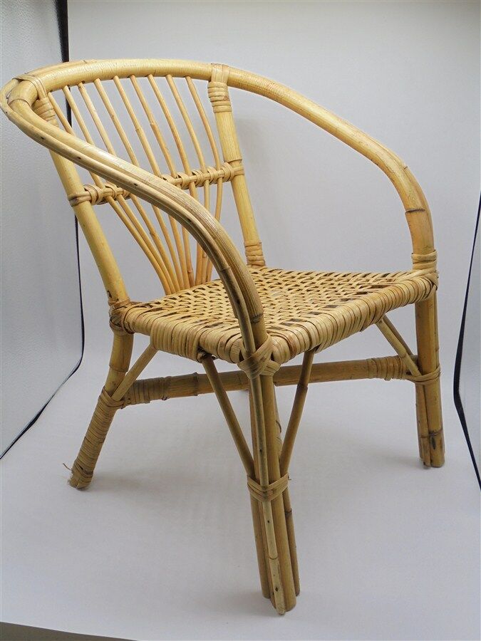 Wicker child armchair