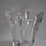 Signed vintage Daum Crystal vase