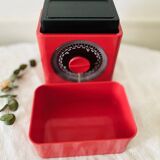 Terraillon red kitchen scale 5kg vintage