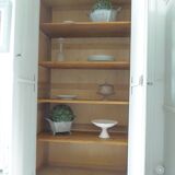Vintage Parisian wardrobe re-enchanted in pearl gray.