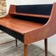 Beautiful Scandinavian vintage desk Ola in teak by John Texmon, 1950s.