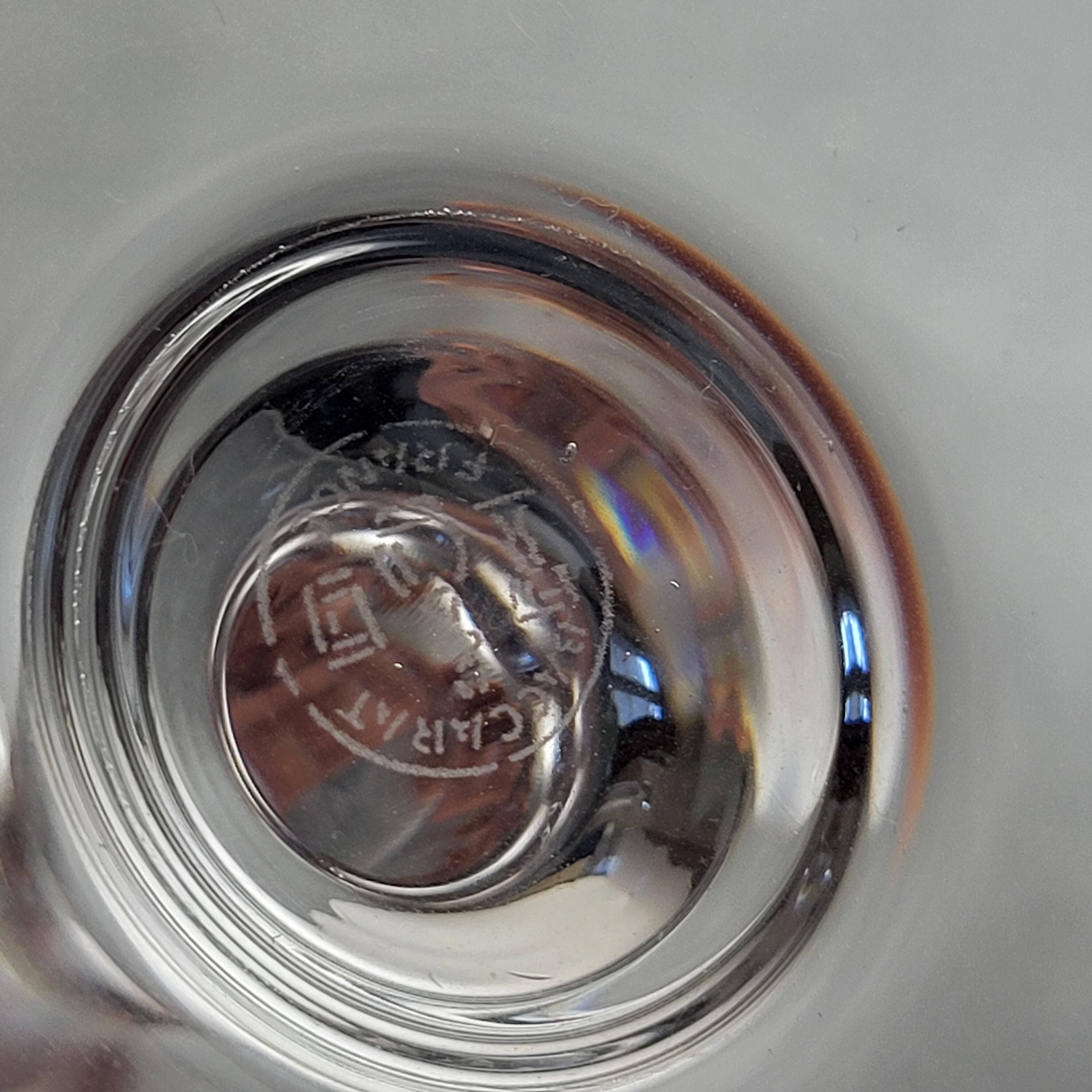 30-piece Baccarat crystal glassware set, Nancy model