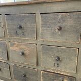 Green patina workshop furniture
