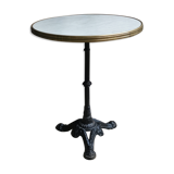 Bistro gueridon "white vein plateau"