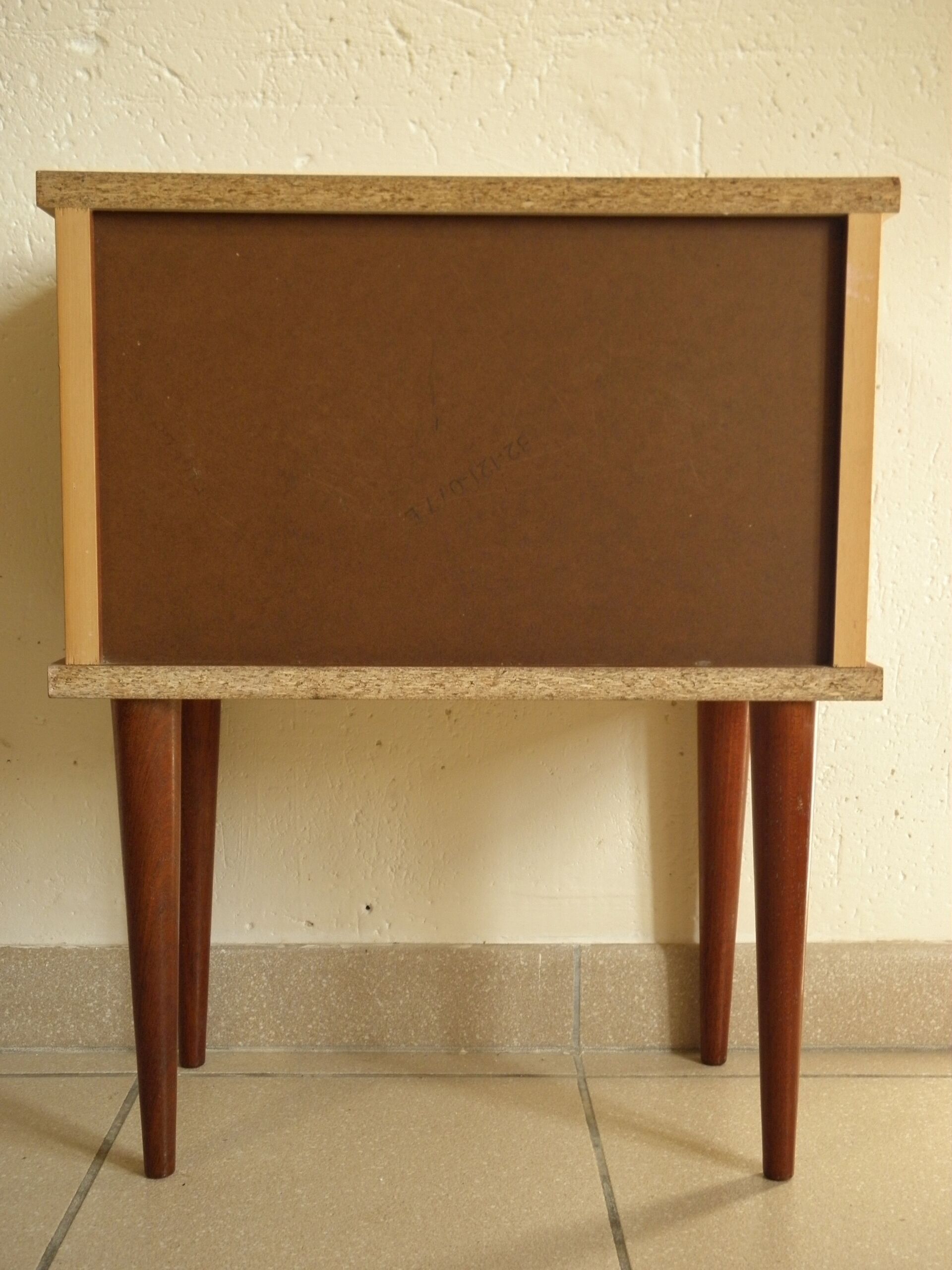 Bedside spindle feet 1970