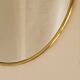 Miroir mural rond en laiton - fait main