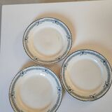 3 plates iron earth Chinon