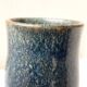 Blue stoneware vase