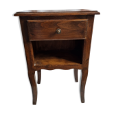 Solid oak nightstand, 1970
