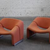 Paire de fauteuils Groovy de Pierre Paulin