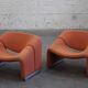 Pair of armchairs Groovy of Pierre Paulin