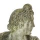 Beautiful Weathered Apollo Bust Garden Statue Cast Stone 65cm