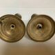 Pair of brass candlesticks