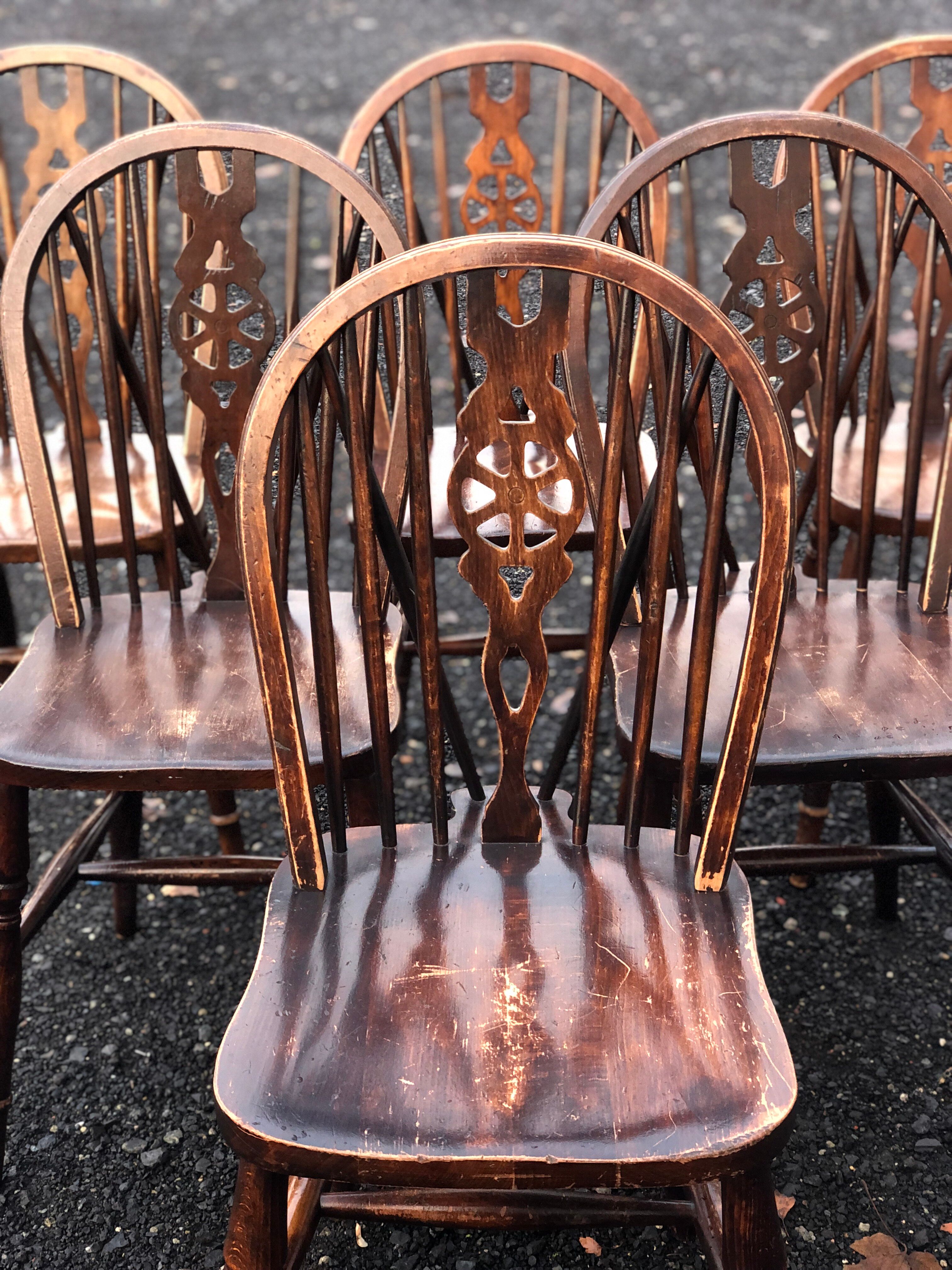 Windsor-style chairs