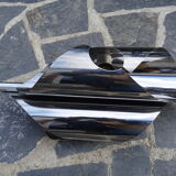 Hanging space age stainless steel