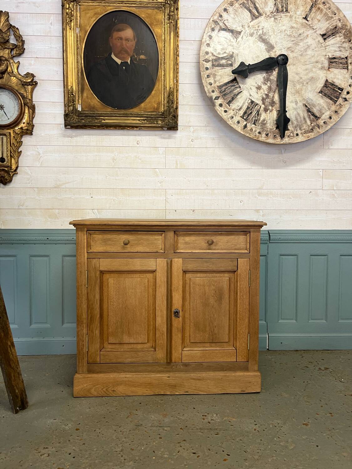 Parisian sideboard in stripped oak