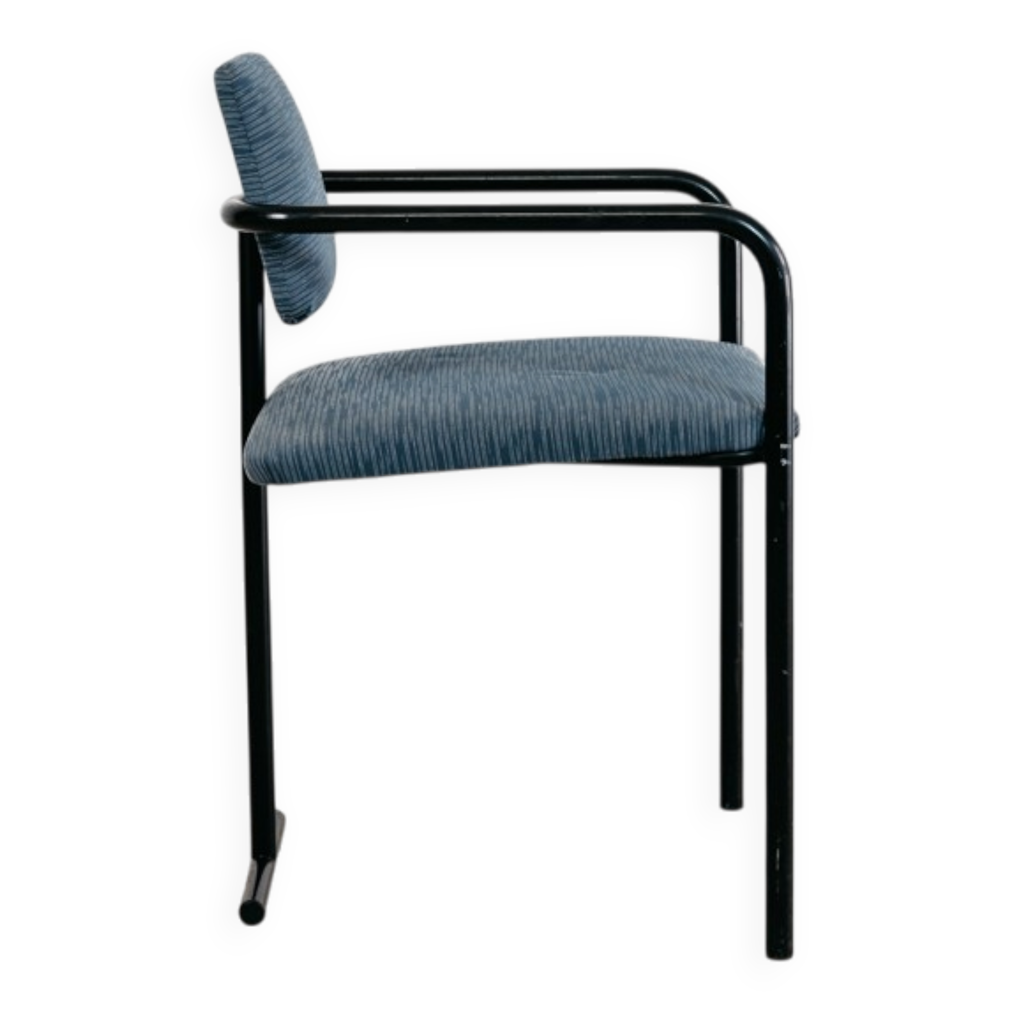 Vintage Minimalist Postmodern Armchair 1980s Modern Design