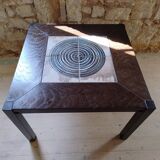 Wood and ceramic coffee table