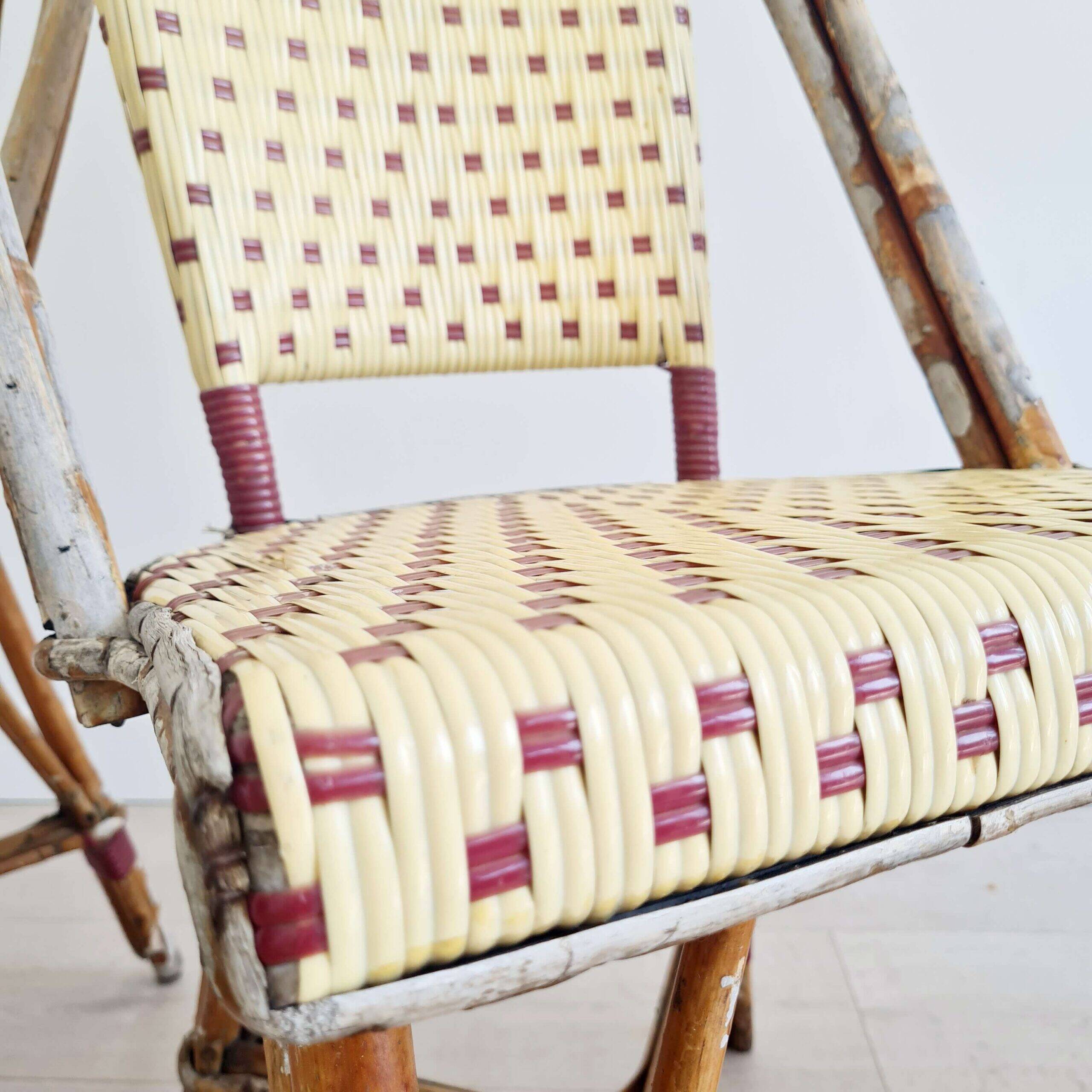 Hardy rattan bistro chairs - antique rattan chairs