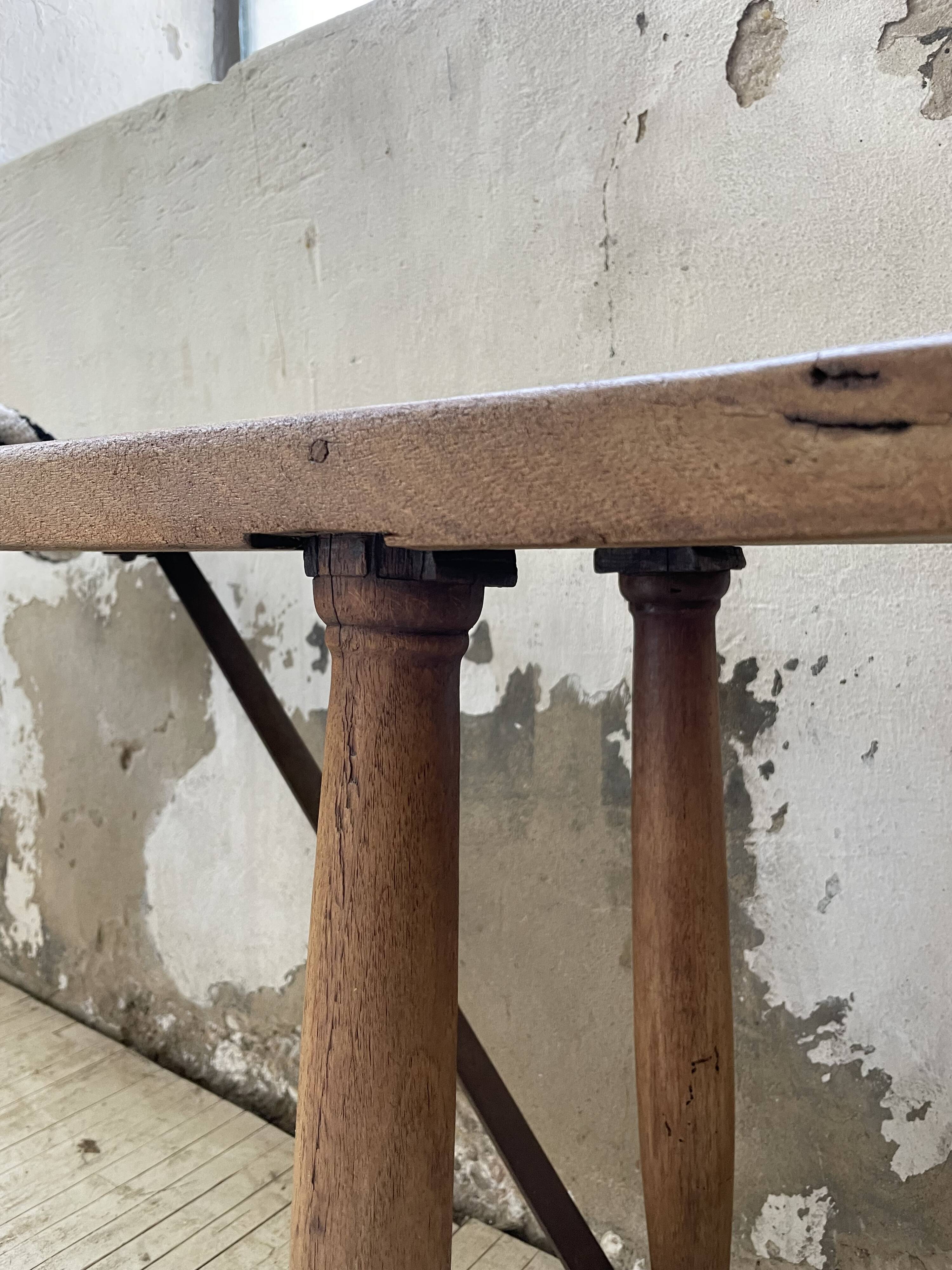 Banc chêne XXL XIXème 280cm