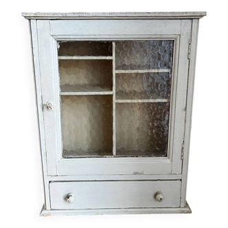 Medicine cabinet in its patina