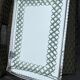 Vintage plateau miroir style art déco