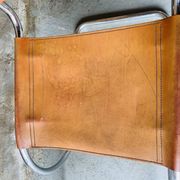 2 chairs MR10 by Ludwig Mies Van Der Rohe for Fasem, 1980
