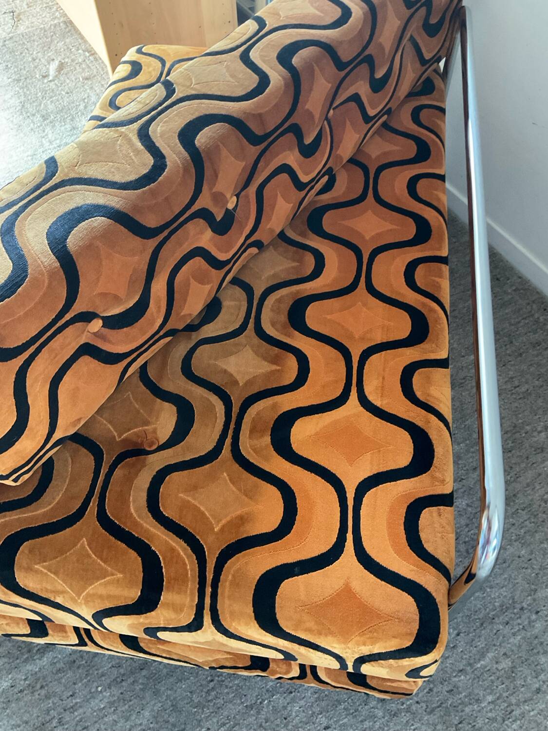 Space Age sofa convertible armchair 70s