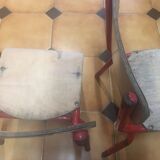 Paire de chaise d’école