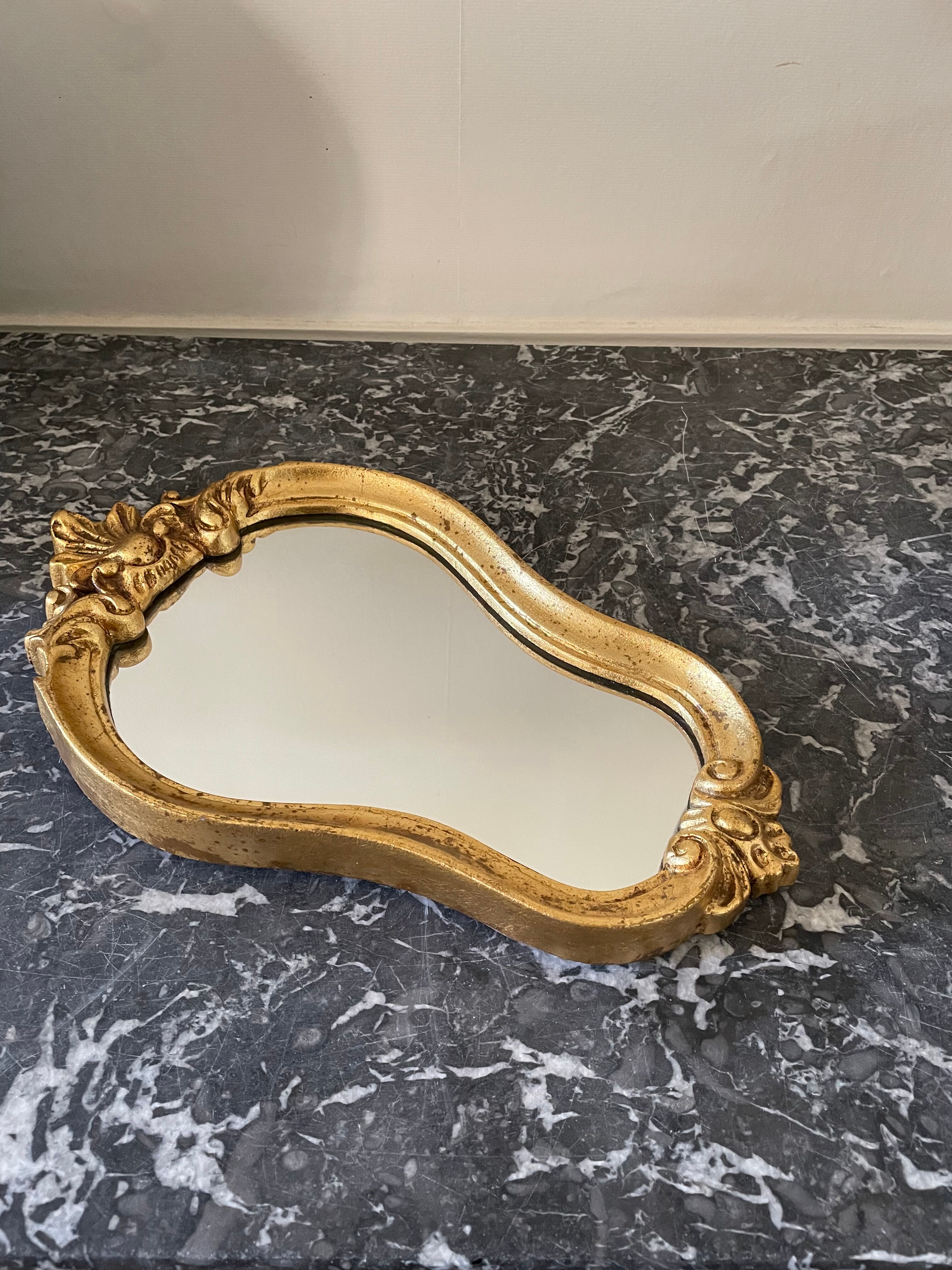 Golden mirror