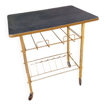 Side table magazine holder