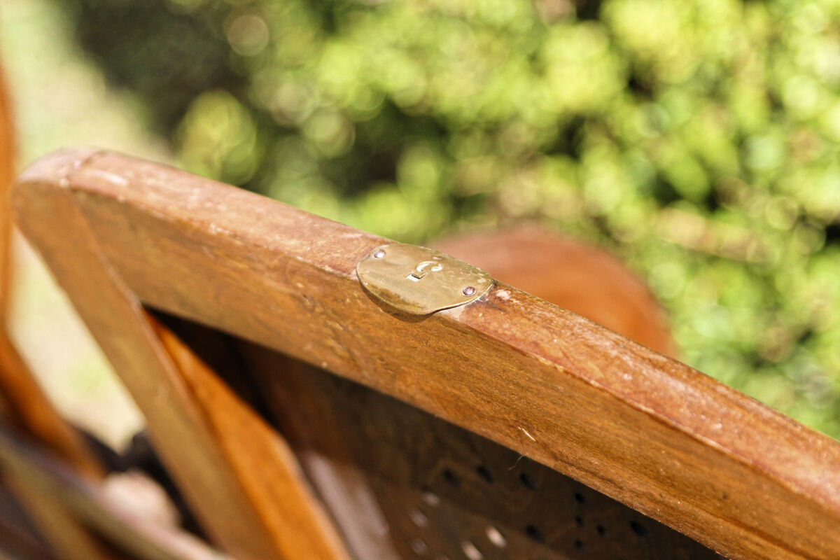 Row of theater folding seats, early twentieth century