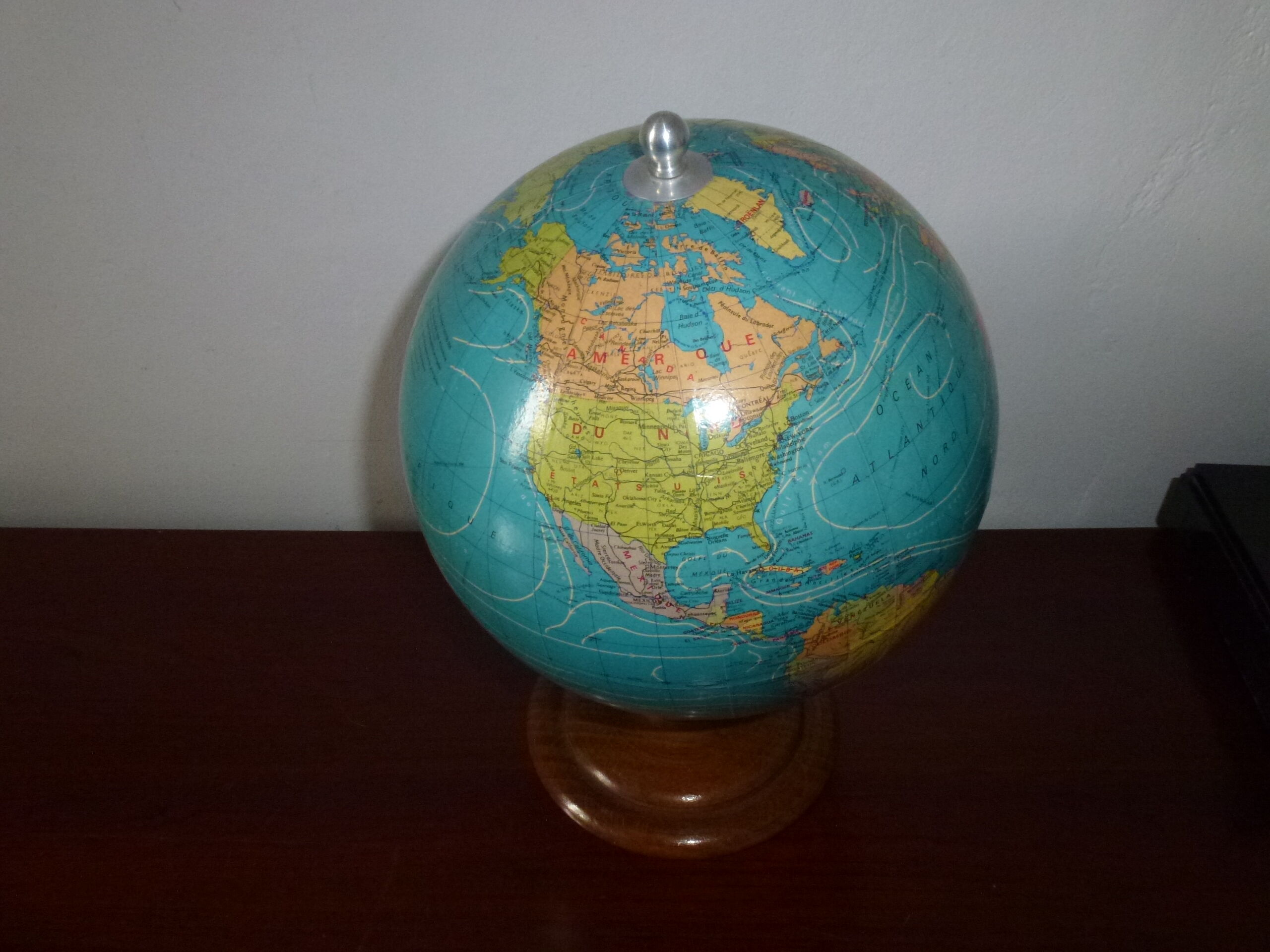 Globe World Map Taride 1978