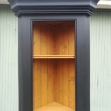 Black patina corner library