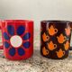 Set 2 mugs vintage West Germany céramique