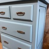 Nordic blue chest of drawers