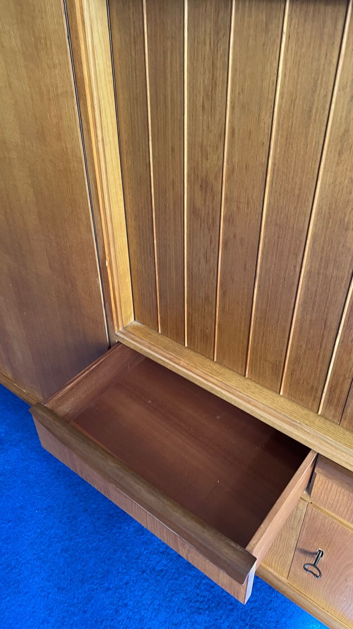 Highboard, living room furniture teak 60s vintage Danish