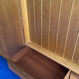 Highboard, living room furniture teak 60s vintage Danish