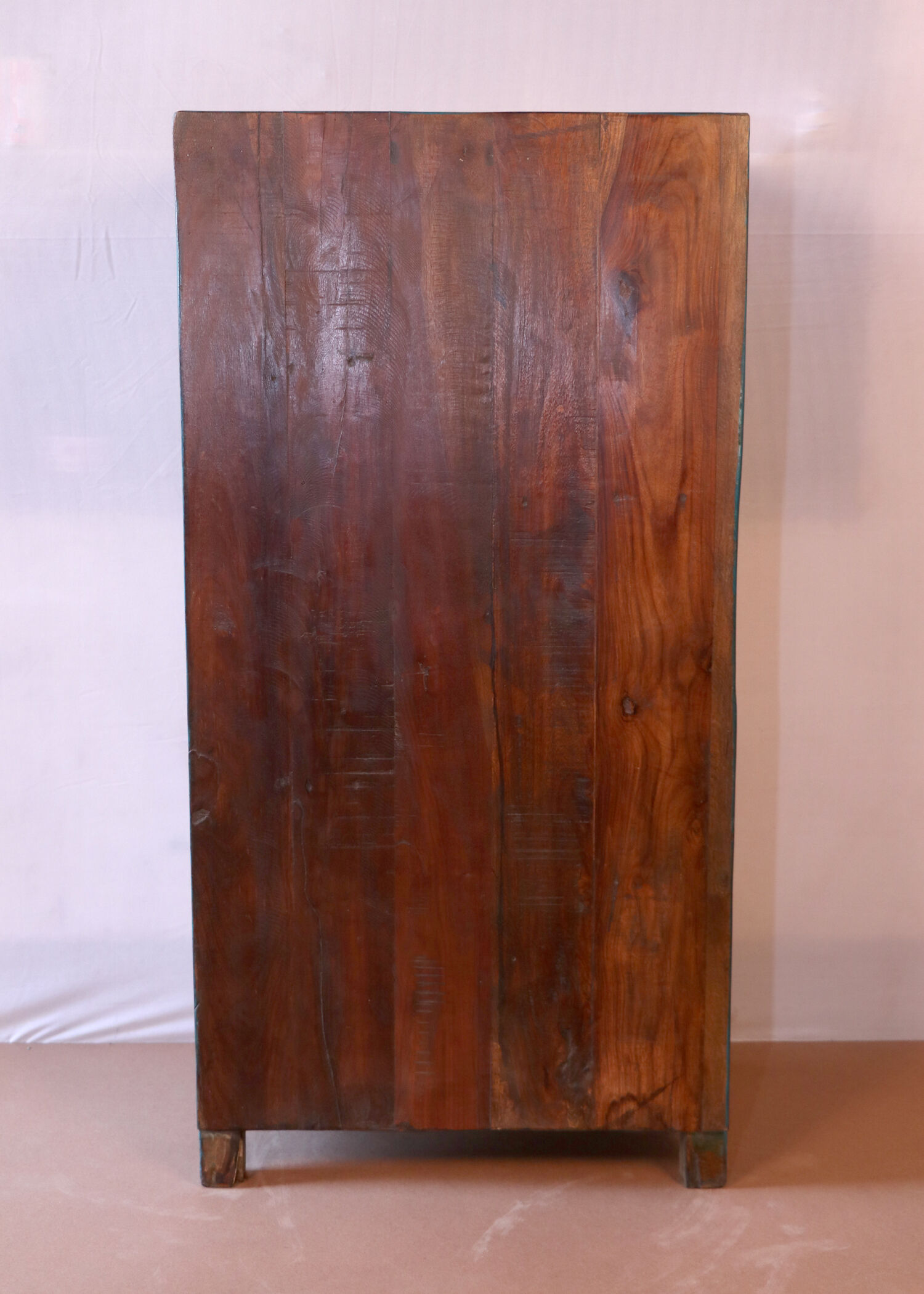 Old burmese teak dresser original blue patina