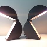 Pair of Italian Disco table lamps by Bertorelle