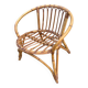 Vintage rattan armchair