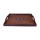 Ancien plateau en bois sculpté