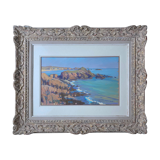 Painting Brittany Seaside + Montparnasse setting